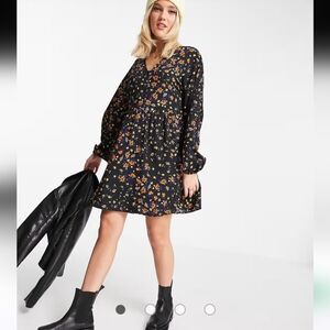 Influence Women's 10 Floral Button Down Dress